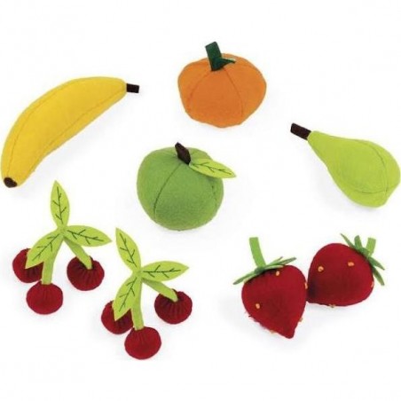 Panier de 8 Fruits en tissu
