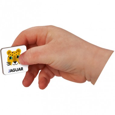 Magnétibook alphabet anglais, 142 magnets : Jeux éducatifs magnétiques - Janod