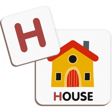 Magnétibook alphabet anglais, 142 magnets : Jeux éducatifs magnétiques - Janod