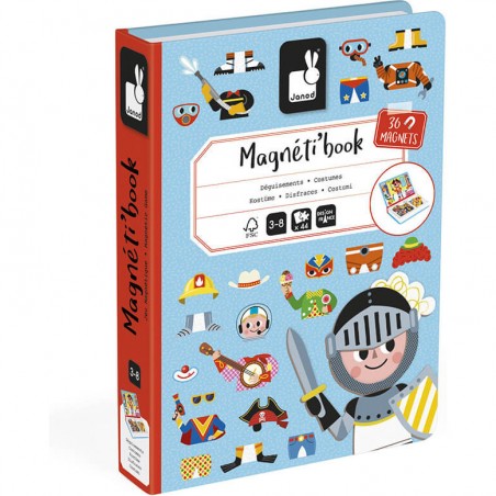 Jeu magnétique Magnetibook Déguisements Garçons