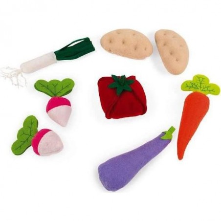 Panier de 8 Légumes en Tissu