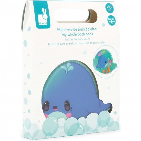 Mon livre de bain Baleine - Jouet de bain - Janod