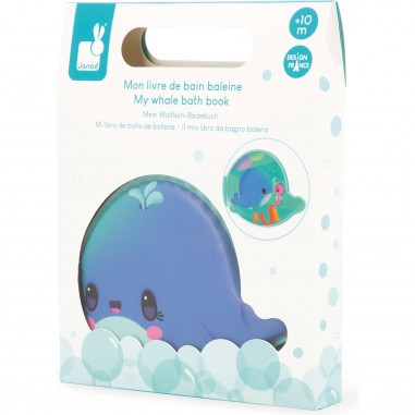 Mon livre de bain Baleine - Jouet de bain - Janod