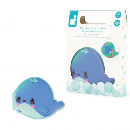 Mon livre de bain Baleine - Jouet de bain - Janod