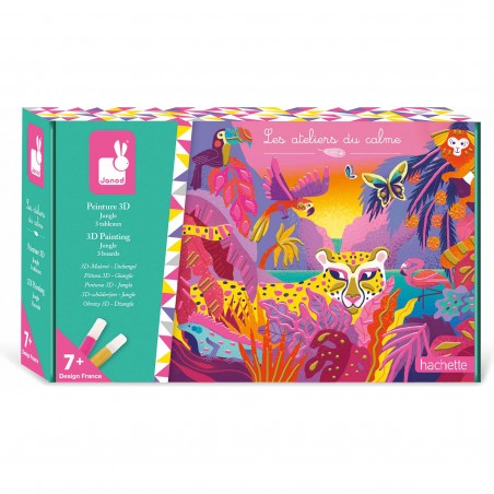 Loisir créatif Peinture 3D - Enfant 7 ans, Les Ateliers du Calme - Janod