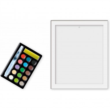 Peinture au numéro aquarelle Chevaux - Janod