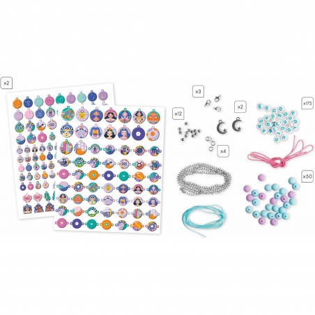 Loisir créatif bijoux astro - Enfant dès 7 ans, kit Diy bijoux - Janod