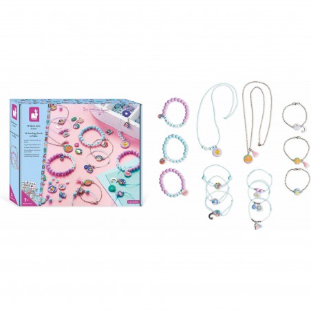 Loisir créatif bijoux astro - Enfant dès 7 ans, kit Diy bijoux - Janod