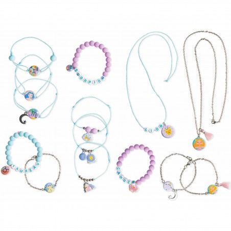 Loisir créatif bijoux astro - Enfant dès 7 ans, kit Diy bijoux - Janod