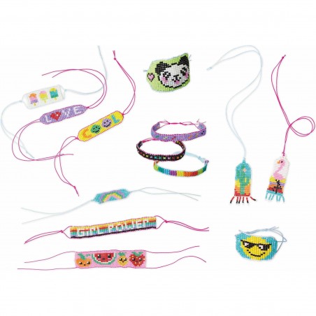 Loisir créatif bijoux perles - Enfant 8 ans, Diy métier à tisser - Janod