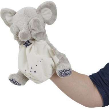 Doudou Marionnette Petit Eléphant - Cadeau de naissance - Kaloo