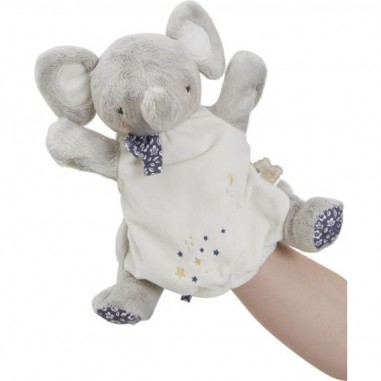 Doudou Marionnette Petit Eléphant - Cadeau de naissance - Kaloo