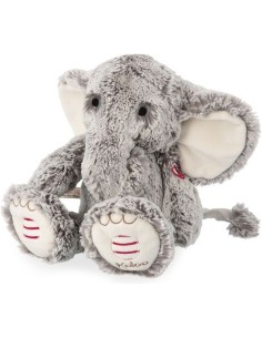 Peluche musicale Noa l'éléphant - Rouge - Peluche prestige - Kaloo 2