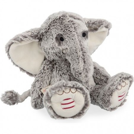 Peluche musicale Noa l'éléphant - Rouge - Peluche prestige - Kaloo