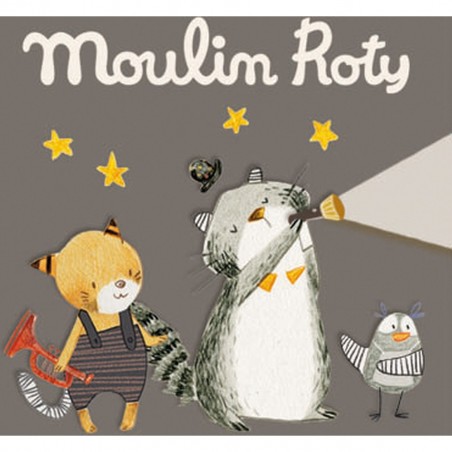3 disques recharges pour lampe à histoires Moulin Roty - Les Moustaches