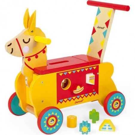 Porteur pour enfant en bois Lama