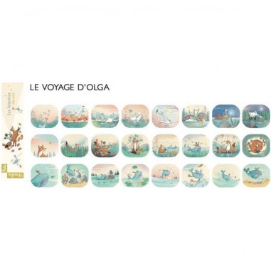 Lampe à histoires le voyage d'Olga