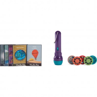 Lampe à  histoires livre Les grands voyages Les petites Merveilles - Moulin Roty