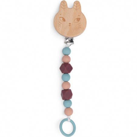 Attache tétine lapin Après la pluie - Naissance - Moulin Roty