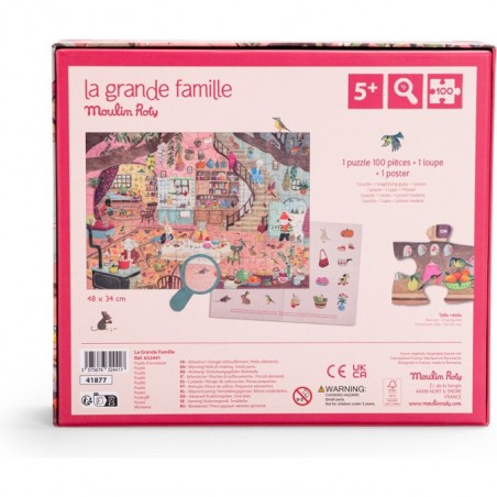 Puzzle À la maison 100 pièces - Moulin Roty