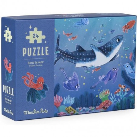 Puzzle phosphorescent Sous la mer Les Aventures de Paulie - Moulin Roty