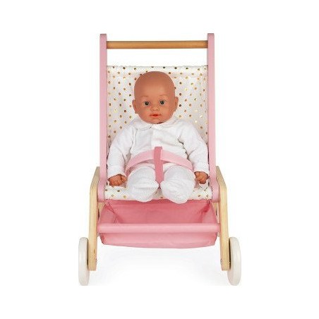 Poussette en bois pour poupée "Candy Chic"