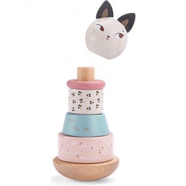 Chat empilable culbuto Après la pluie - Moulin Roty