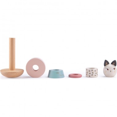 Chat empilable culbuto Après la pluie - Moulin Roty