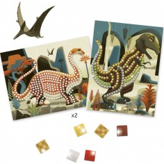 Tableaux Mosaïques Dinosaures - Djeco