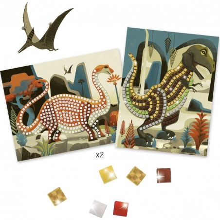 Tableaux Mosaïques Dinosaures