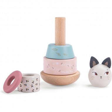 Chat empilable culbuto Après la pluie - Moulin Roty