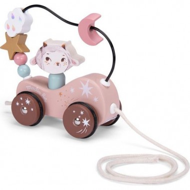 Train d'activités à tirer Après la pluie - Jouet en bois - Moulin Roty