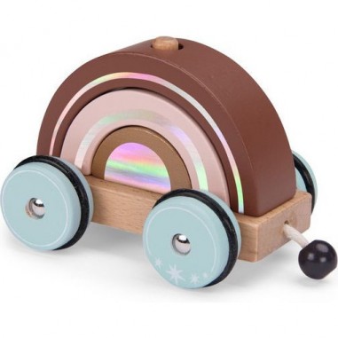 Train d'activités à tirer Après la pluie - Jouet en bois - Moulin Roty