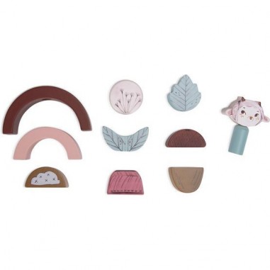 Train d'activités à tirer Après la pluie - Jouet en bois - Moulin Roty