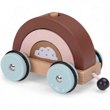 Train d'activités à tirer Après la pluie - Jouet en bois - Moulin Roty