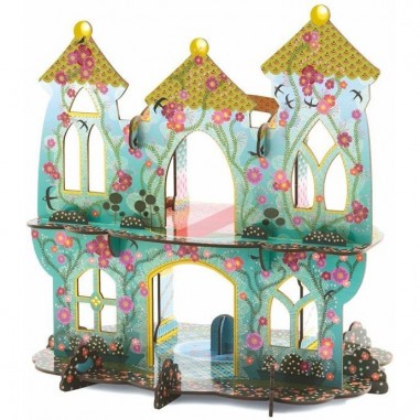 Château de princesses à construire décor 3D - Djeco