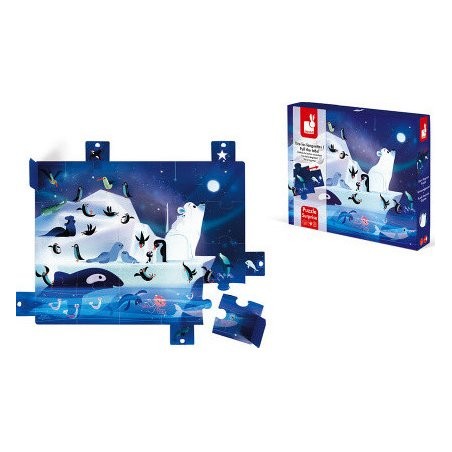 Puzzle Surprise en carton "A La Belle Etoile"