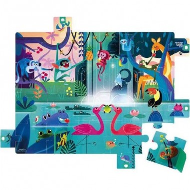 Puzzle Surprise "Festin Dans La Jungle" - Janod