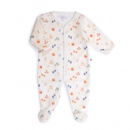 Pyjama 6m velours cueillette Pomme des Bois - Moulin Roty