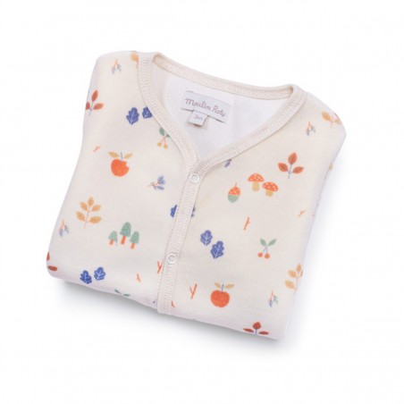 Pyjama 6m velours cueillette Pomme des Bois - Moulin Roty