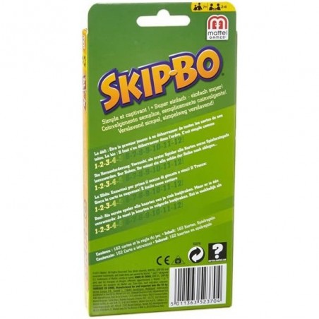 Skip Bo - Jeu de société - Mattel - Pixiegames