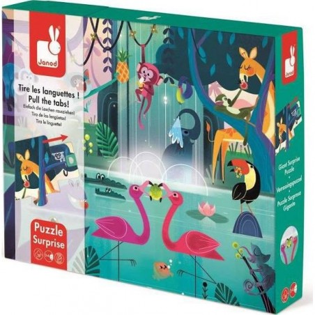 Puzzle Surprise "Festin Dans La Jungle"