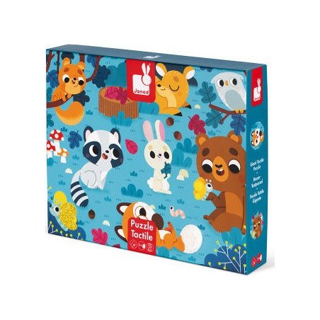 Puzzle Tactile Les Animaux De La Foret