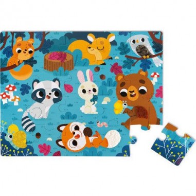 Puzzle Tactile Les Animaux De La Foret Puzzle Tactile Les Animaux De La Foret