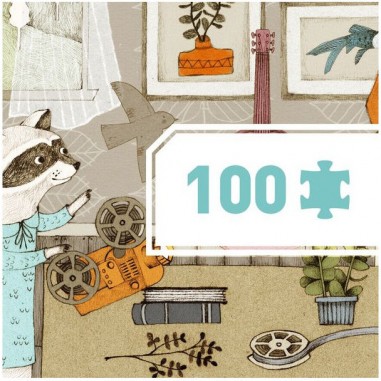 Puzzle Gallery - Cinematograph - 100 pcs - Djeco