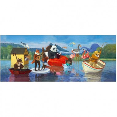 Puzzle gallery - Summer Lake - 350 pcs - Djeco