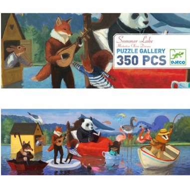 Puzzle gallery - Summer Lake - 350 pcs - Djeco