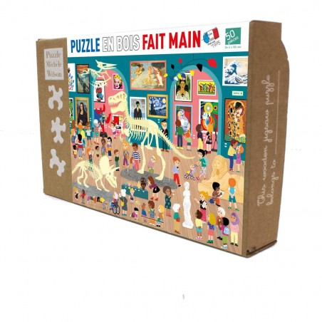 Puzzle - Visite au Musée - 50 Pièces - Pmwd - Jeux enfants - Puzzle Michèle Wilson