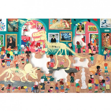 Puzzle - Visite au Musée - 50 Pièces - Pmwd - Jeux enfants - Puzzle Michèle Wilson