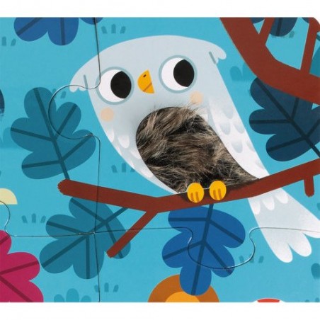 Puzzle Tactile Les Animaux De La Foret